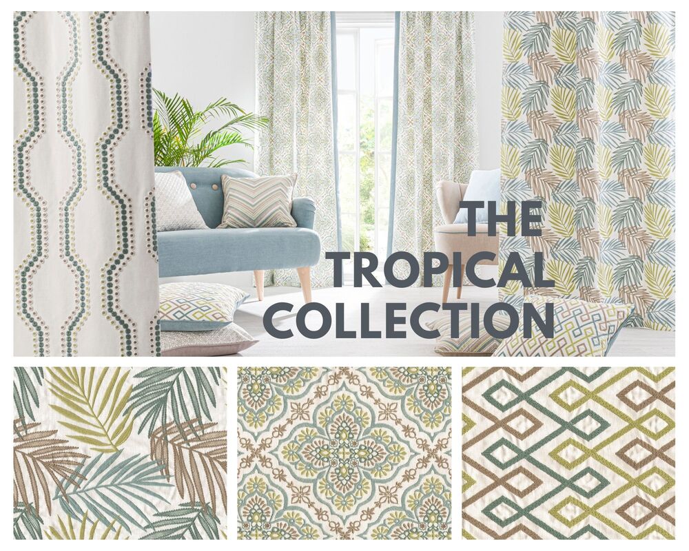 Bill Beaumont textiles TROPICAL collection
