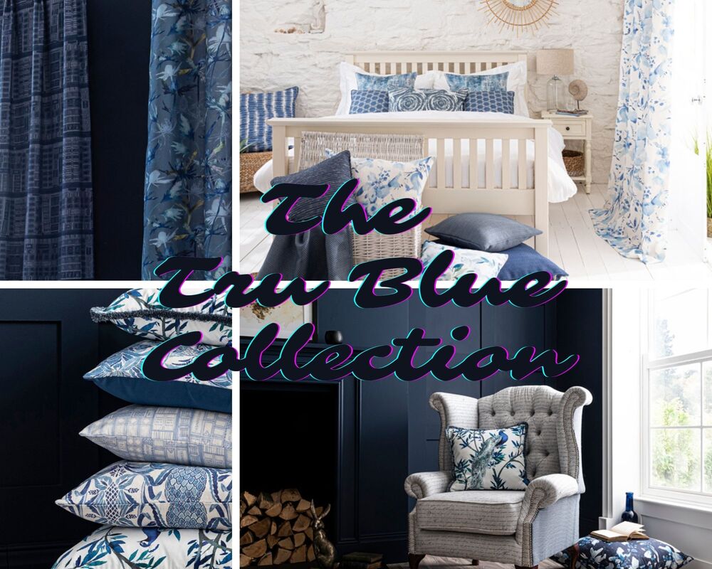 The Tru Blu Collection furnishing fabrics